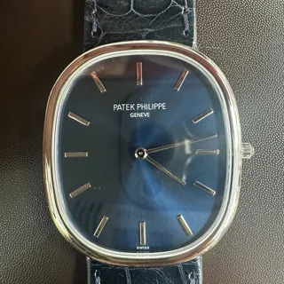 Patek Philippe Golden Ellipse 5738 Platinum Blue