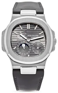 Patek Philippe Nautilus 18k white gold Dark gray