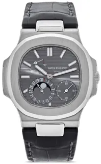 Patek Philippe Nautilus 18k white gold Dark gray