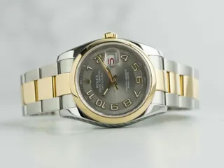 Rolex Datejust 36 116203 Yellow gold and Stainless steel Silver