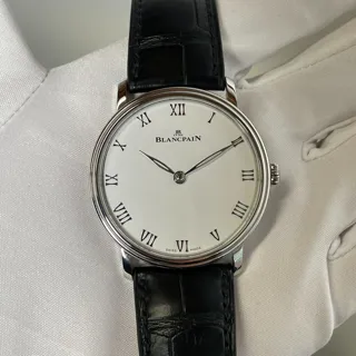 Blancpain Villeret Ultra-Slim 6605-1127-55B Stainless steel White