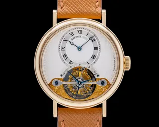 Breguet Tourbillon 3357BA/12/986 36mm Yellow gold Silver