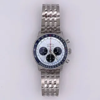 Breitling Navitimer B01 Chronograph AB0139241C2A1 Stainless steel Blue