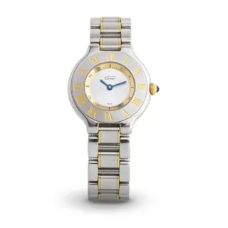 Cartier Must 21 1340 Stainless steel and Gold-plated