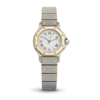 Cartier Santos Octagon 187903 18k Gold and Stainless steel