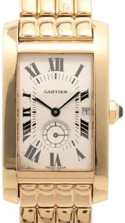 Cartier Tank Américaine 8012905 18k yellow gold White