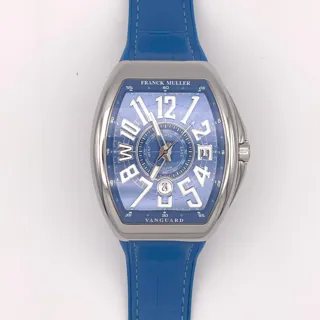 Franck Muller Vanguard V45YTSCMARACBL Stainless steel Blue