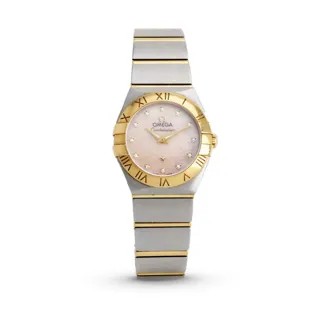 Omega Constellation 123.20.24.60.57.003 18k Gold and Stainless steel Pink