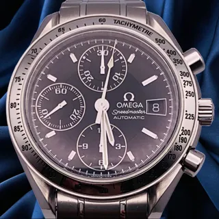 Omega Speedmaster Date 35135000 Stainless steel Black