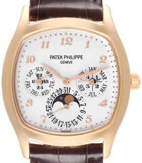 Patek Philippe Perpetual Calendar 5940R-001 Rose gold Silver