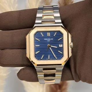 Patek Philippe Cubitus 5821/1AR Rose gold and Stainless steel Blue