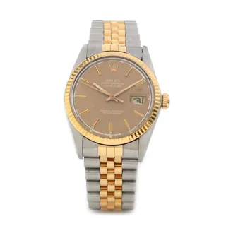 Rolex Datejust 36 16013 18k Gold and Stainless steel