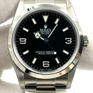 Rolex Explorer 114270 Stainless steel Black