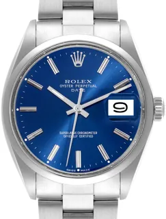 Rolex Oyster Perpetual Date 1500 Stainless steel Blue