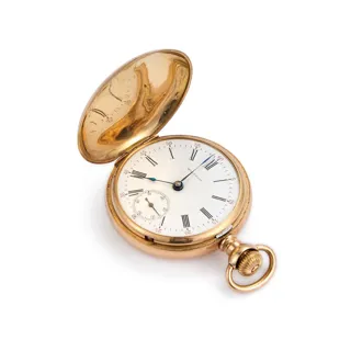 Waltham Watch Company 14k yellow gold White