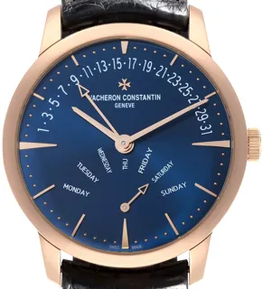 Vacheron Constantin Patrimony 4000U/000R-B516 Rose gold Blue