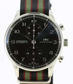 IWC Portugieser IW371438 Stainless steel Black