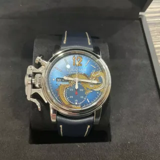 Graham Chronofighter 2CVAS.U16A Stainless steel Blue