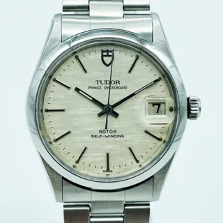 Tudor Prince 74000N 35mm Stainless steel White