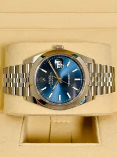 Rolex Datejust 41 126300 Stainless steel Blue