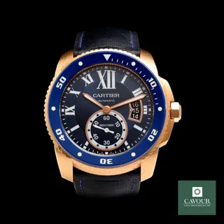 Cartier Calibre de Cartier WGCA0009 Rose gold blue