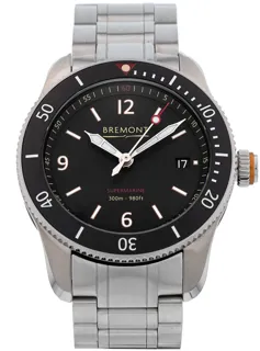 Bremont Supermarine S300/BK/BR 40mm Stainless steel Black