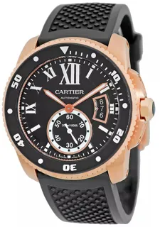 Cartier Calibre de Cartier Rose gold Black