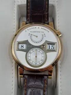 A. Lange & Söhne Zeitwerk 140.032 Rose gold Silver