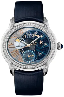 Audemars Piguet Millenary 77315BC.ZZ.D007SU.01 White gold Blue