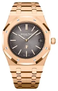 Audemars Piguet Royal Oak 16202OR.OO.1240OR.02 Rose gold Smoked gray