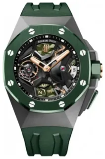 Audemars Piguet Royal Oak Concept Tourbillon 26589IO.OO.D056CA.01 44mm Titanium Skeleton$Green