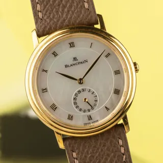 Blancpain Villeret 4795 Yellow gold White