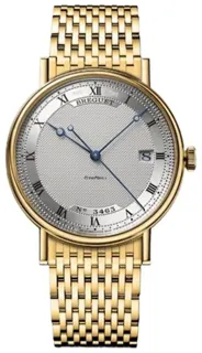 Breguet Classique 5177BA/15/AV0 Yellow gold Silver