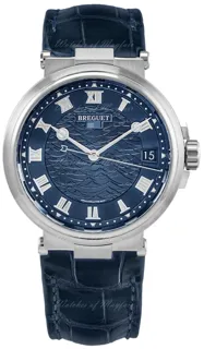 Breguet Marine 5517BB/Y2/9ZU White gold Blue