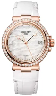 Breguet Marine 9518BR/52/984/D000 Rose gold White