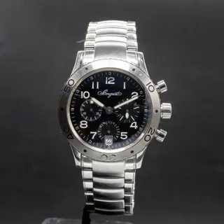 Breguet Type XX 3820ST Stainless steel Black