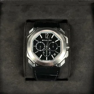 Bulgari Octo Velocissimo 102103 Stainless steel Black