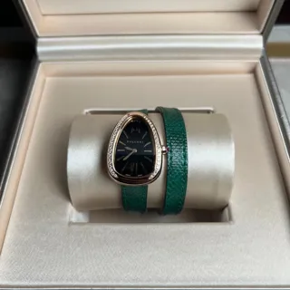 Bulgari Serpenti 102918 Rose gold Black