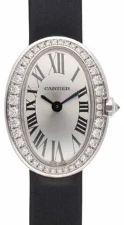 Cartier Baignoire wb520027 White gold Silver