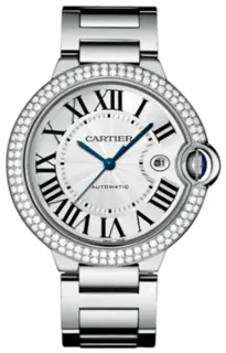 Cartier Ballon Bleu de Cartier WE9009Z3 White gold Silver