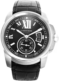 Cartier Calibre de Cartier W7100041 Stainless steel Black