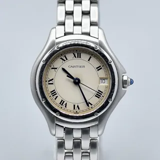 Cartier Cougar 987906 Stainless steel White