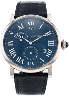 Cartier Rotonde W1556241 White gold Blue