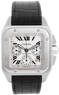 Cartier Santos 100 2740 Stainless steel White