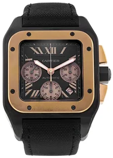 Cartier Santos 100 W2020004 Titanium Black