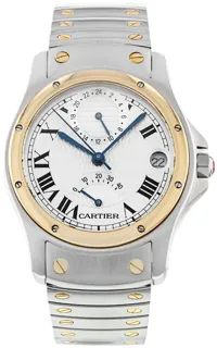 Cartier Santos W20038R3 Yellow gold and Stainless steel Silver