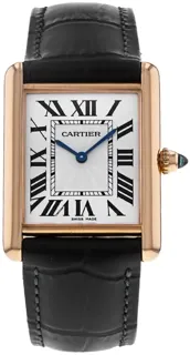 Cartier Tank Louis Cartier WGTA0011 Rose gold Silver