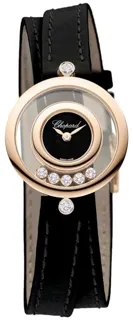 Chopard Happy Diamonds 209415-5004 Rose gold Black