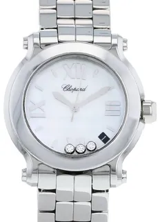 Chopard Happy Sport 8475 aa Stainless steel White