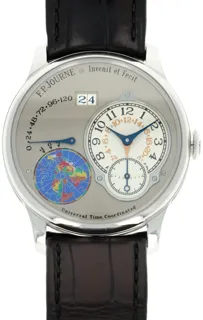 F.P. Journe Octa UTC UTC Platinum 38mm Platinum Gray